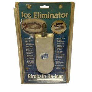K&H‎ Pet Products K & H Bird Bath De-Icer - Super Ice Eliminator 9000 New, Open